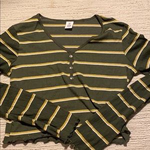 Pacsun Striped Long sleeve Top